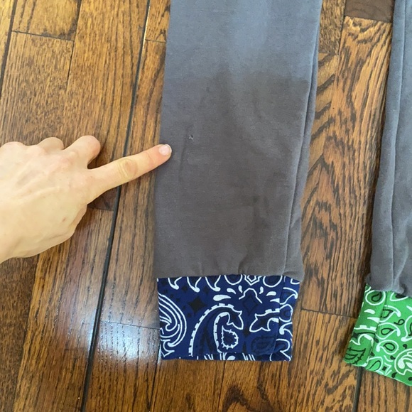 Lauren Moshi Peace Love Bandana Jogger - Picture 9 of 11